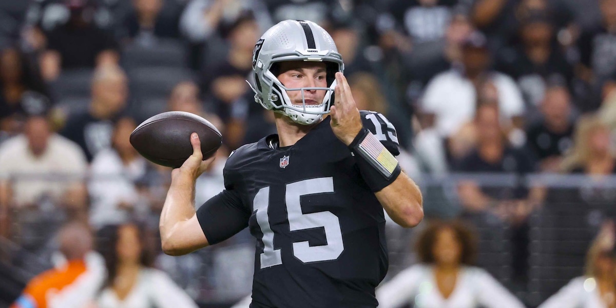 Fernando Mendoza lanza su primer touchdown con Las Vegas Raiders