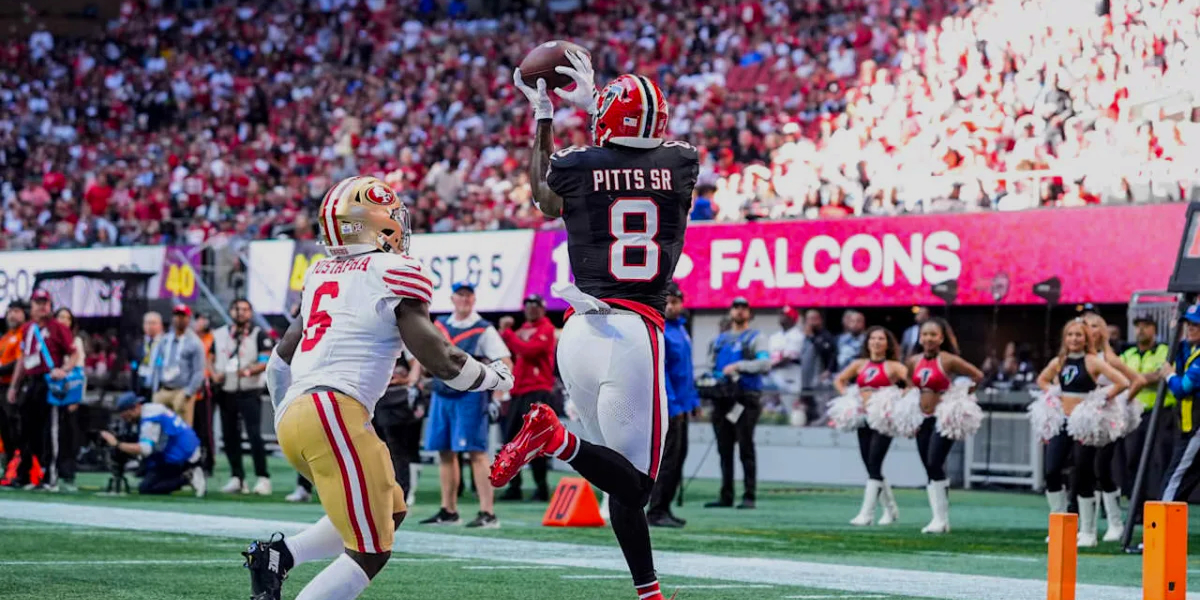 Falcons vence a los 49ers y termina con su invicto en la temporada NFL